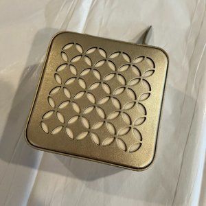 WOLF • Chloe Champange Leather Travel Jewelry Case